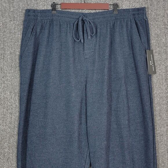 Shaquille O'Neal Sweatpants Mens 4XLT Big and Tall XLG Blue Athletic Lounge - Picture 2 of 15